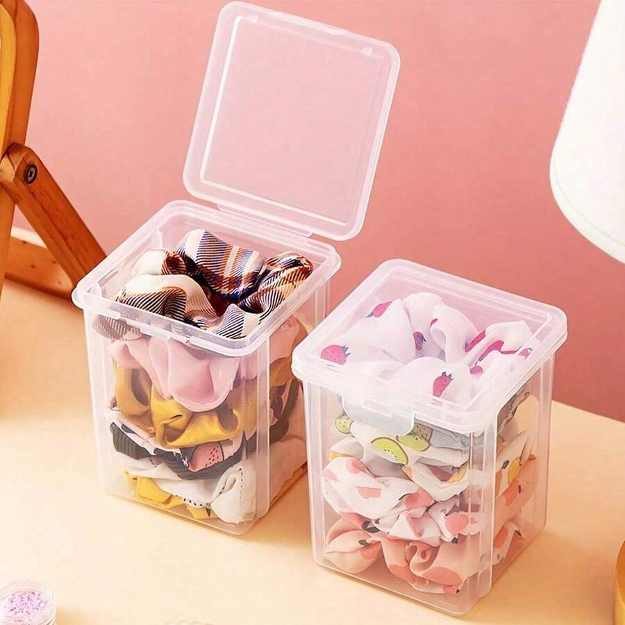 1pc Hair Accessory Storage Box For Girls With Hair Ties, Headbands