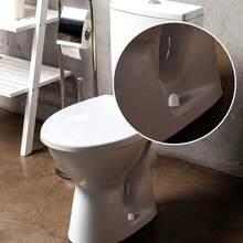 2pcs Universal Toilet Bolt Caps, Round Plastic Push-On Toilet Bowl Bolt Caps Covers, With Extra Washers For Easy Installation, 1.44 Inch Height, White Color