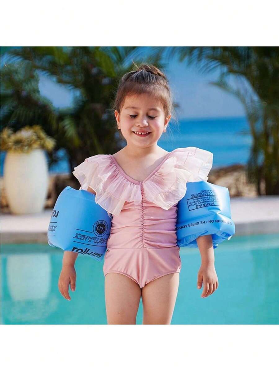 Swim Arm Bands Inflatable Swimming Arm Float Rings Floater Sleeves Roll