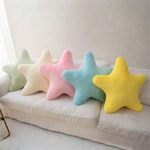 18cm/40cm/80cm Soft Plush Star Shaped Doll, Cute Star Pillow, Waist Cushion, Sofa Decor, Birthday/Thanksgiving/Christmas Gift