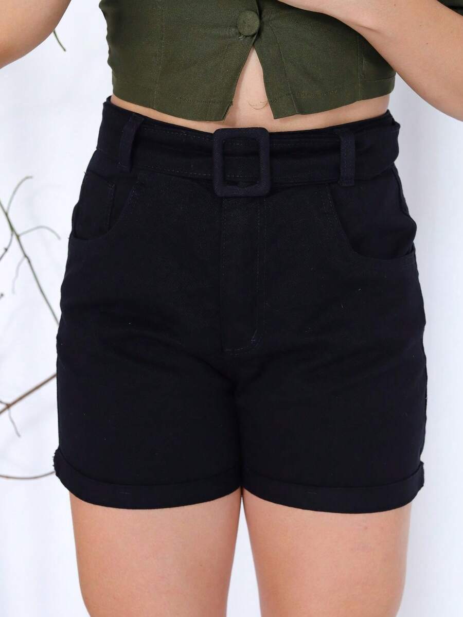 Women Denim Skirts - màu đen - Xem 1
