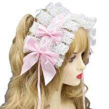 1pc Women Cute Hairband With Multi-Colored Bowknot Decor For Daily Wear (With Back Clip For Fixing) Halloween Valentine's Day - Multicolor - View 22