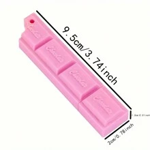 3pcs/6pcs Creative Chocolate Shaped Ballpoint Pens, Available In Chocolate, Pink And Beige Colors, Fun Office & School Supplies, Suitable As Back To School Gifts For Classmates And Friends