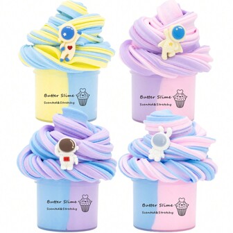 70ml Astronaut Butter Slime Rainbow Slime,Black Slime,Butter Slime Fluffy,Slime,Slime Kit,Clay