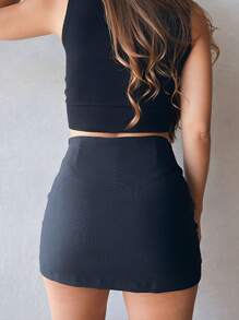 Women Skirts - màu đen - Xem 2