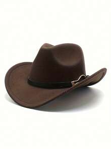 1 Chiếc Sunhat Phong Cách Jazz Vintage Dành Cho Các Hoạt Động Ngoài Trời Như Du Lịch Xuân Thu Và Kỳ Nghỉ Đi Biển Phong Cách Y2K Trẻ Cao Bồi mũ - A - Xem 6