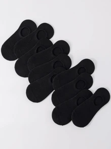30 Pares Calcetines Invisibles Antideslizantes Y Transpirables De Corte Bajo Con Rayas Negras, Blancas Y Grises Para Mujeres, Prevención Del Mal Olor Y Absorción De La Humedad - Multicolor - Ver 2