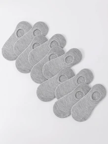 30 Pares Calcetines Invisibles Antideslizantes Y Transpirables De Corte Bajo Con Rayas Negras, Blancas Y Grises Para Mujeres, Prevención Del Mal Olor Y Absorción De La Humedad - Multicolor - Ver 4