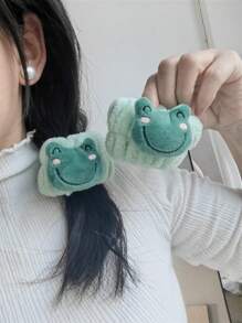 2 cái Phụ nữ Paw Decor Dễ thương Hair Tie - Hồng - Xem 7
