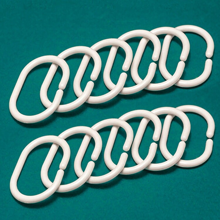 1pc Printed Shower Curtain, Waterproof Curtain With 12 Plastic Hooks, Machine Washable, Bathroom Divider, Bathtub Curtain, Bathroom Decoration Window Curtain - Multicolor - View 7