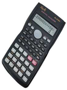 DORRAS Calculadora Científica 82MS 240 Funciones 12 Dígitos Display, Herramienta para Oficina y de Aprendizaje Escuela (estudiante y financiera) para uso con fracciones/estadísticas/química/matemáticas/general, Diseño ligero y duradero - Negro - Ver 2