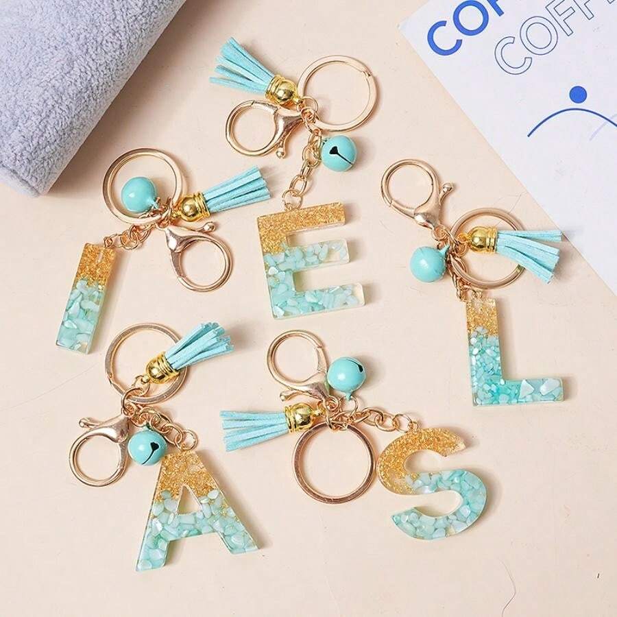 1 Pezzo Collana Con Ciondolo A Lettere Dell'alfabeto Inglese In Rame - Foto 8