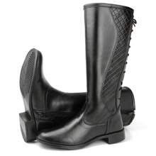 Women Mid-Calf Boots - màu đen - Xem 4
