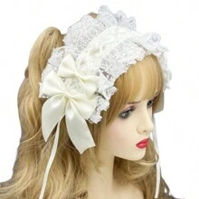 1pc Women Cute Hairband With Multi-Colored Bowknot Decor For Daily Wear (With Back Clip For Fixing) Halloween Valentine's Day - Multicolor - View 24