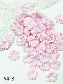 200 piezas de apliques de flores 3D de 2,3cm de ancho para vestidos de boda y accesorios de bricolaje - 64# - Ver 20