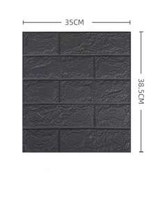 1 Miếng Bọt 3D Giấy dán tường Tự dính Hình nền , Chống va chạm Mềm mại Gói hàng Đối với Phòng ngủ Trang trí , Không thấm nước & Chống ẩm Tường Áp phích Hình nền - Nhiều màu - Xem 17