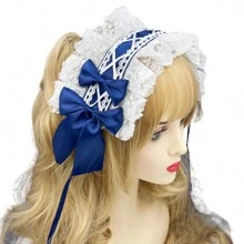 1pc Women Cute Hairband With Multi-Colored Bowknot Decor For Daily Wear (With Back Clip For Fixing) Halloween Valentine's Day - Multicolor - View 8