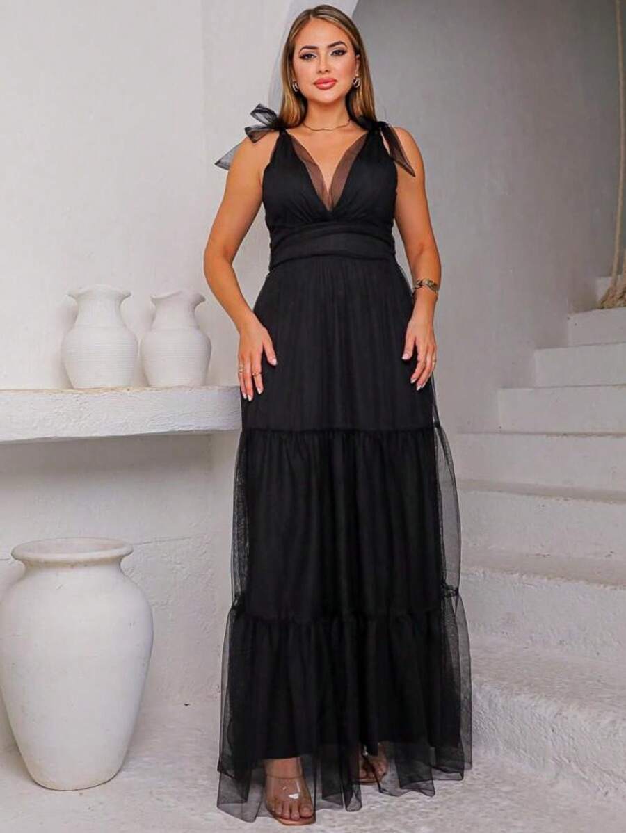 Vestido De Bodas Tres Marias En Colores Variados - Negro - Ver 1