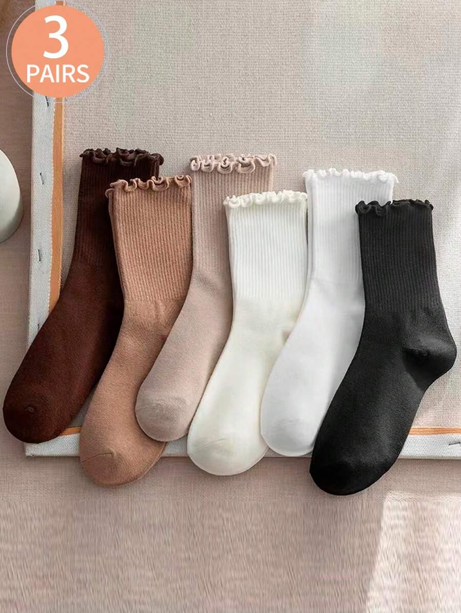 3 đôi vớ thủy thủ đoàn trang trí xà lách - Nhiều màu - Xem 1