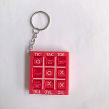 4PCS Party Favors, Gift Pack, Tic Tac Toe Game, Rotating XO Chess, Pendant - Multicolor - View 7