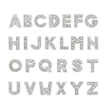 Schwarzes Halsband Aus Strassbesetzten Buchstaben Und Aufgenähtem Band Mit Strasssteinen