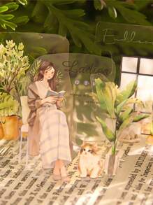 MOCARD 30 cái/gói Retro Cà phê Chủ đề Tạp chí Hình dán , Creative Thẩm mỹ Giấy dán Trang trí DIY Cắt dán Chất liệu , Cá nhân hóa Sổ lưu niệm Đồ dùng học tập Đối với Quà tặng lễ hội - Cà phê nâu - Xem 9