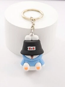 3 cái/bộ Phim hoạt hình sáng tạo Đang ngủ Ngư dân Thiết kế Gấu Dễ thương PVC Móc chìa khóa - Lý tưởng Đối với Cá nhân hóa Cái túi , Ô tô/xe hơi Móc chìa khóa , Qủa tặng - Nhiều màu - Xem 5