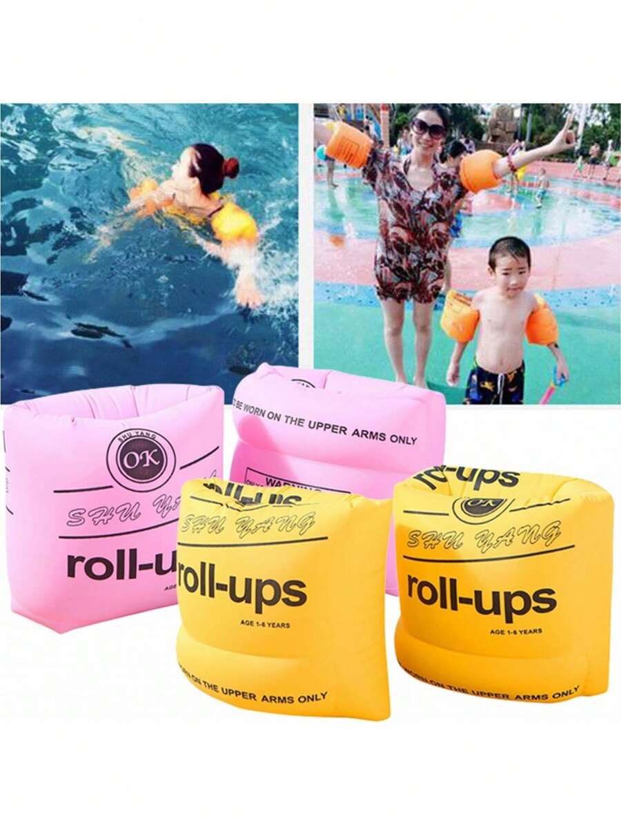 Swim Arm Bands Inflatable Swimming Arm Float Rings Floater Sleeves Roll