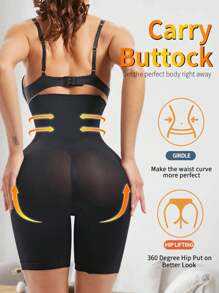 2Pcs High Waist Trainer Body Shaper Shorts Bottoms Tummy Control Panties Slimming Sheath Woman Flat Belly Hip Butt Lifter Briefs Panty Shapewear Seamless Underwear Shaping Panties