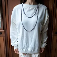 150 Cm Lange Mehrschichtige Bunte Perlenkette
