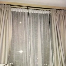 不鏽鋼帶夾子的窗簾掛鈎，窗簾卡子，4犁褶皺掛鉤，窗簾夾環，窗簾配件 - 15pc - 查看 10