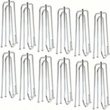 不鏽鋼帶夾子的窗簾掛鈎，窗簾卡子，4犁褶皺掛鉤，窗簾夾環，窗簾配件 - 15pc - 查看 9