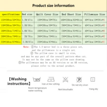 Bộ 4 sản phẩm chải lông thân thiện với da; Bộ vỏ chăn lông vũ cashmere theo chủ đề cây tươi (không có ruột) - Vần hoa mực - Xem 2