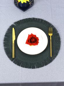 1pc Natural Woven Placemats  Boho Place Mats For Kitchen Table Indoor/Outdoor Washable Heat-Resistant Placemat Wipeable Dining Table Mats For Camping, Festival, Wedding, Party - Multicolor - View 26