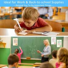 50 Sheets To Do List Stickers, 1 Pad Cute To Do List Sticky Notes Multicolor Color Self-Adhesive Memo Pads For Home, Office & School Supplies Back To School
