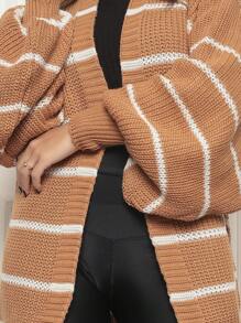 Women Cardigans - 卡其色 - 查看 3