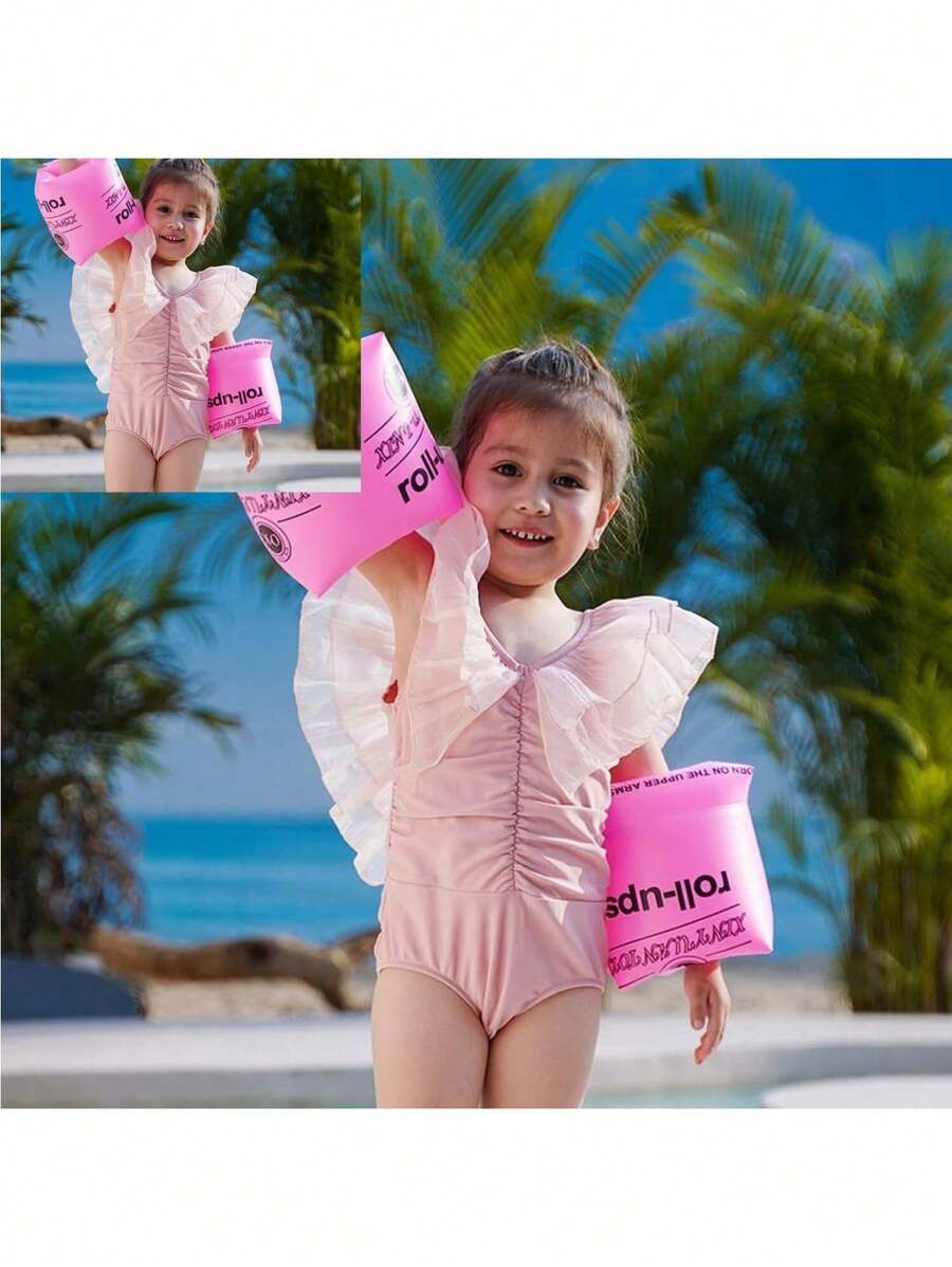 Swim Arm Bands Inflatable Swimming Arm Float Rings Floater Sleeves Roll