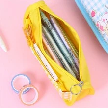 1 Miếng Hoạt hình Nhiều lớp Dung lượng lớn Hộp bút , Nhiều loại Màu sắc , Dễ thương Phong cách - Màu tím - Xem 3