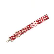 Accesorio de viaje bohemio con correa ancha de repuesto, correa de hombro ajustable de longitud para bolso, accesorio de correa para bolso - Rojo - Ver 6