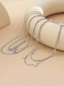 1 Peça Corrente de Cintura de Duas Camadas com Contas Fashionable e Cool, para Halloween e Verão