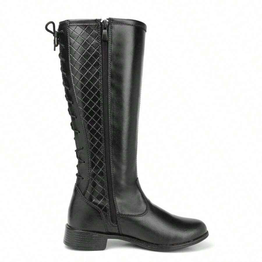 Women Mid-Calf Boots - màu đen - Xem 1