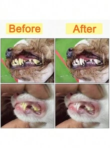 1pc Random Color Pet Toothbrush With 3 Sides Soft Bristles, Effective Teeth Cleaning And Freshening Breath, Color Shipped At Random