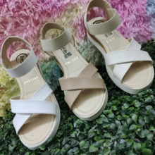 Alpargatas, Sandalias, huarache de tacon bajo para dama verano playa dias de sol y exteriores de alta resistencia - Beis - Ver 2