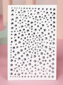 STARTTOOS Large Sheet Multisize 3d Simulated Gemstone Eye & Face Decoration Stickers, Diy Music Festival Y2k Makeup Party Eye & Face Decoration Stickers