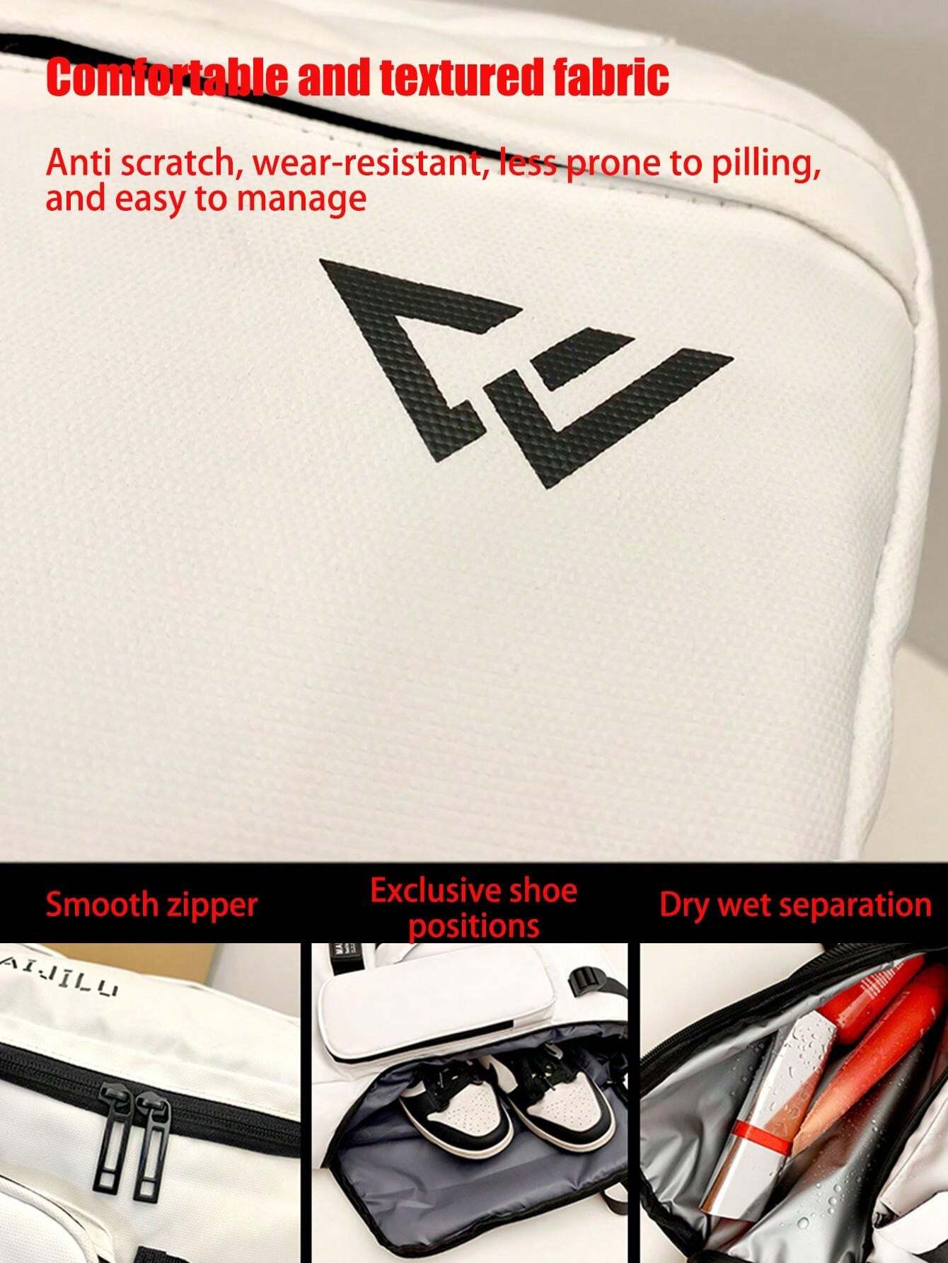 Zaino DSLEAF Per Basket E Calcio | Con Scomparto Pallone E Scarpe Separato - Ideale Per Sport Di Squadra - Foto 8