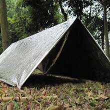 Outdoor Emergency Blanket - Waterproof Survival Rescue Sheet In Gold And Silver, 130x210 Cm Camping Stuff