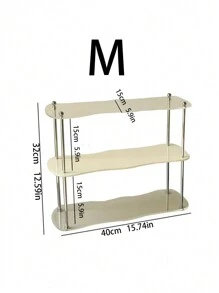 1pc Desktop Storage Rack Cup Holder With Highly Attractive Acrylic Detachable Perfume Display Stand For Handicrafts, Ins Style