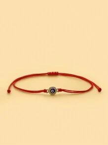LORRILIA 12 Piezas Amuletos De Buena Suerte Ojo Malvado Simples Para Pulseras Trenzadas Rojas, Pulseras De Amistad De Cuerda De Mano De Niña, Joyas Al Por Mayor - Multicolor - Ver 3