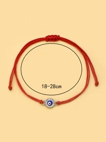 LORRILIA 12 Piezas Amuletos De Buena Suerte Ojo Malvado Simples Para Pulseras Trenzadas Rojas, Pulseras De Amistad De Cuerda De Mano De Niña, Joyas Al Por Mayor - Multicolor - Ver 4