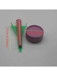 Có thể mang đi 2 lớp 55mm Máy xay Nhựa Hình nón Ống khói Bộ nạp Hình nón Ống Chất làm đầy Cỡ lớn Lưu trữ Ống Bộ - Nhiều màu - Xem 2